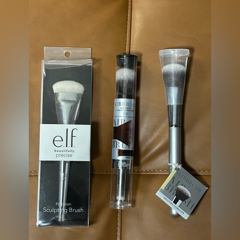 IT Cosmetics Makeup Brushes and an ELF